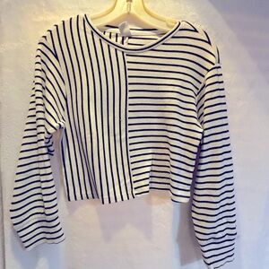 Girls striped long sleeve shirt